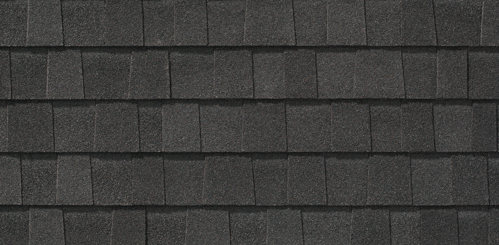 BP Mystique 42 shingles in Slate Black, colour swatch