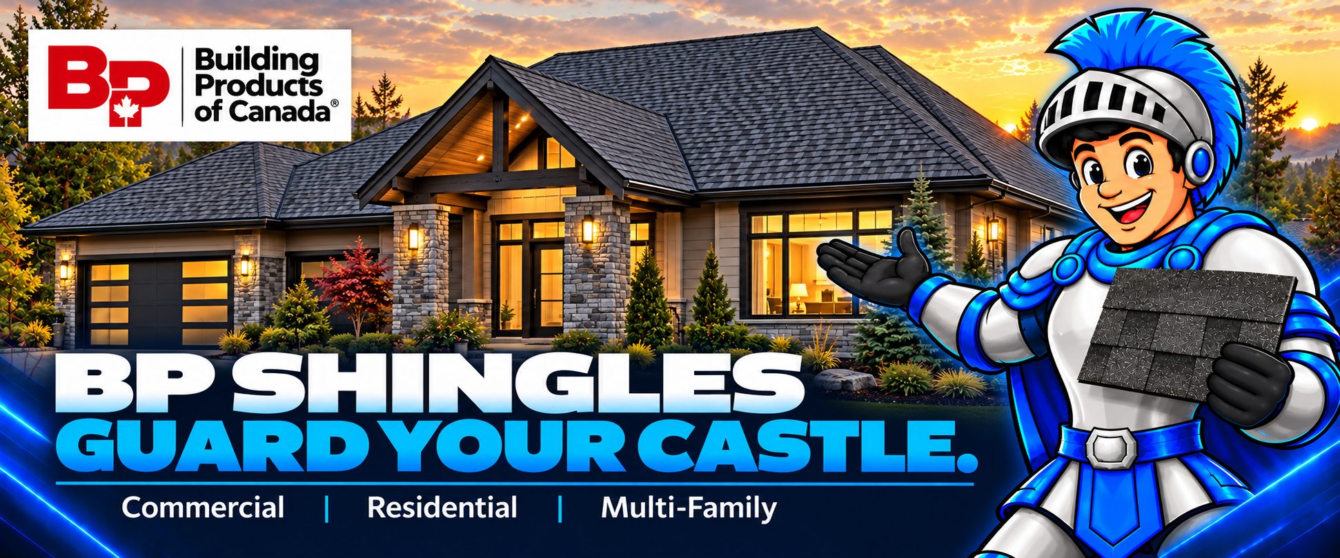 BP Building Products of Canada shingles in Edmonton – Iron Shield Roofing. Guard your castle