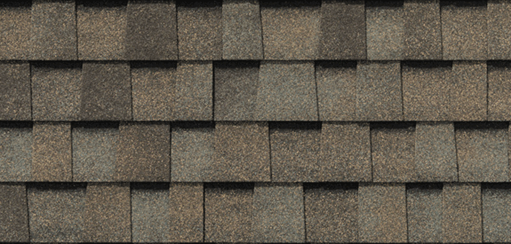 BP Vangard 42 IR shingles in Weathered Rock, colour swatch
