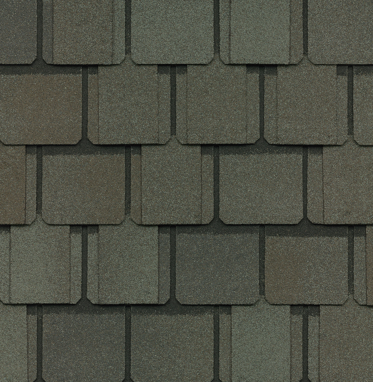 CertainTeed Belmont shingles in Stonegate Grey, colour swatch