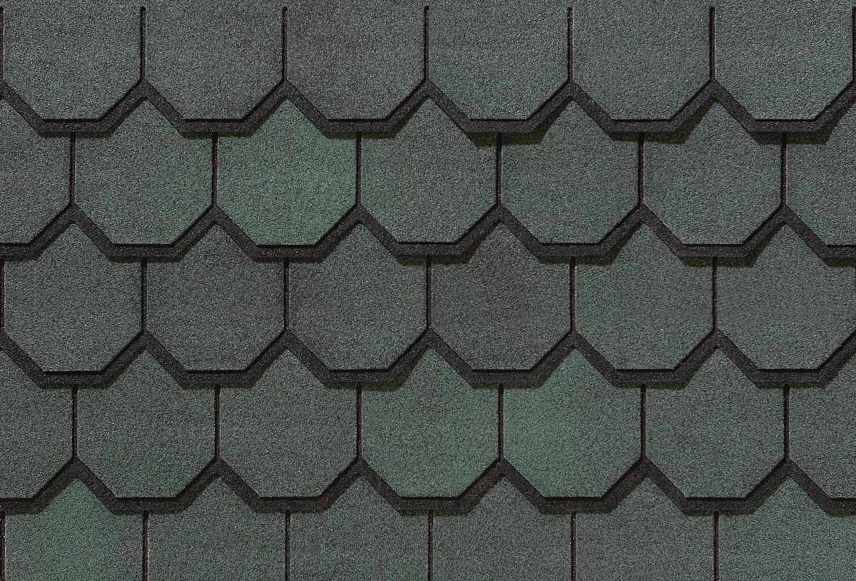 CertainTeed Carriage House shingles in Sherwood Forest, colour swatch
