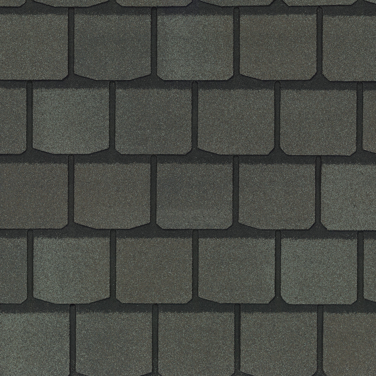 CertainTeed Highland Slate shingles in Smokey Quartz, colour swatch