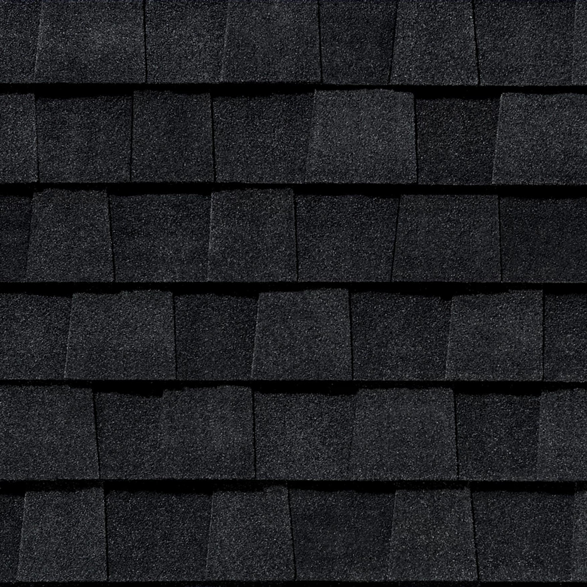 CertainTeed Landmark shingles in Cinder Black, colour swatch