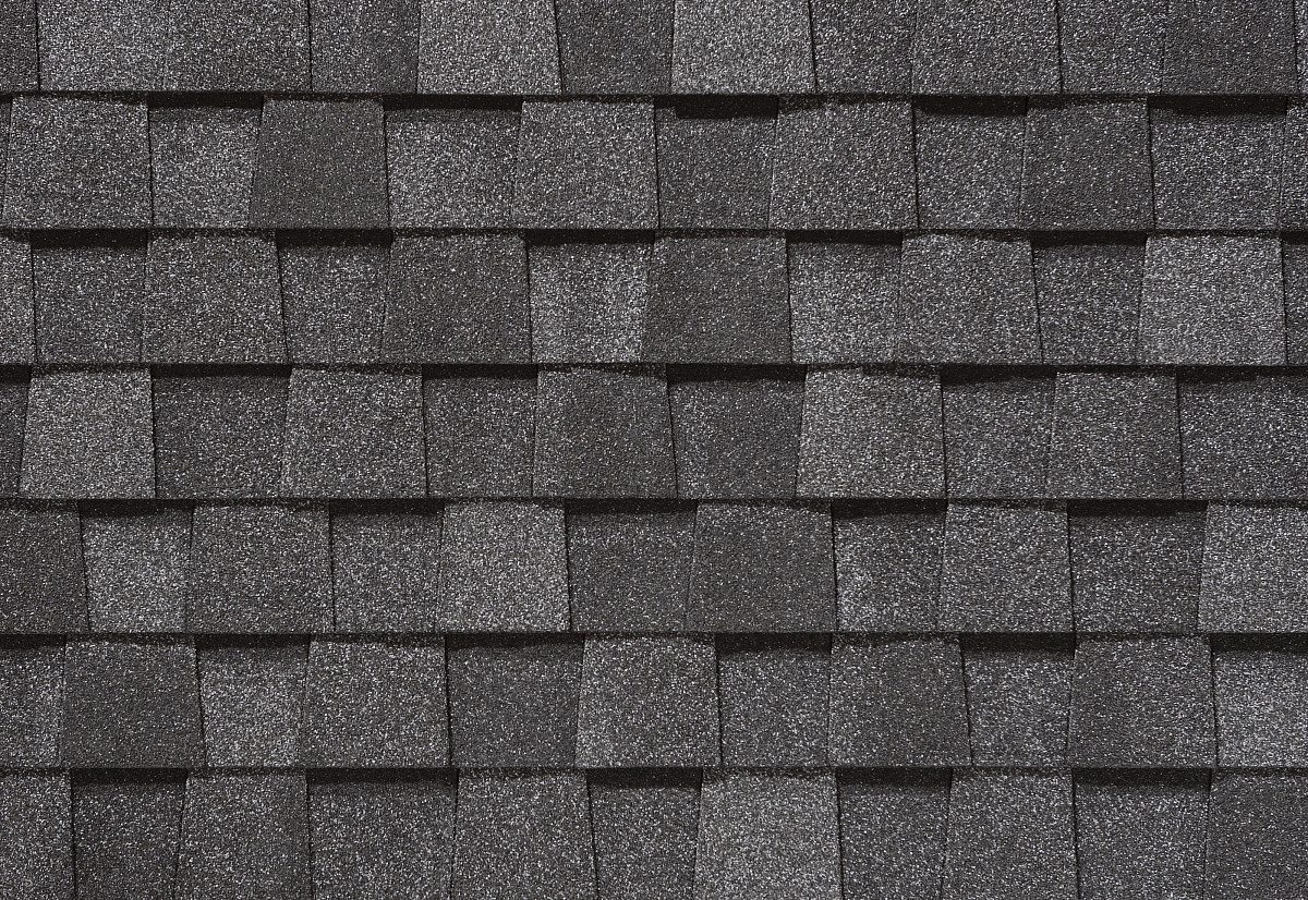 CertainTeed Landmark shingles in Pewter, colour swatch