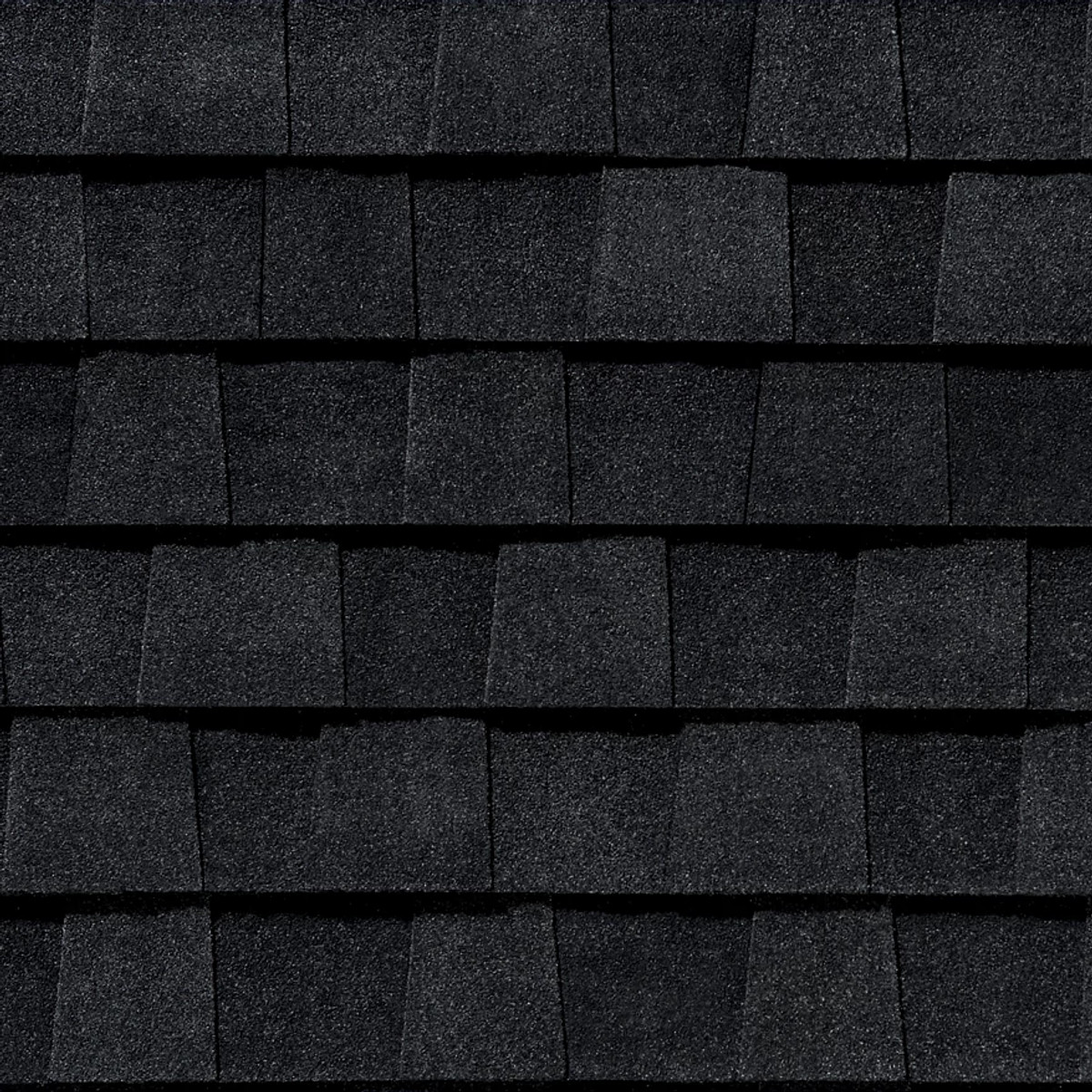 CertainTeed Landmark PRO shingles in Cinder Black, colour swatch