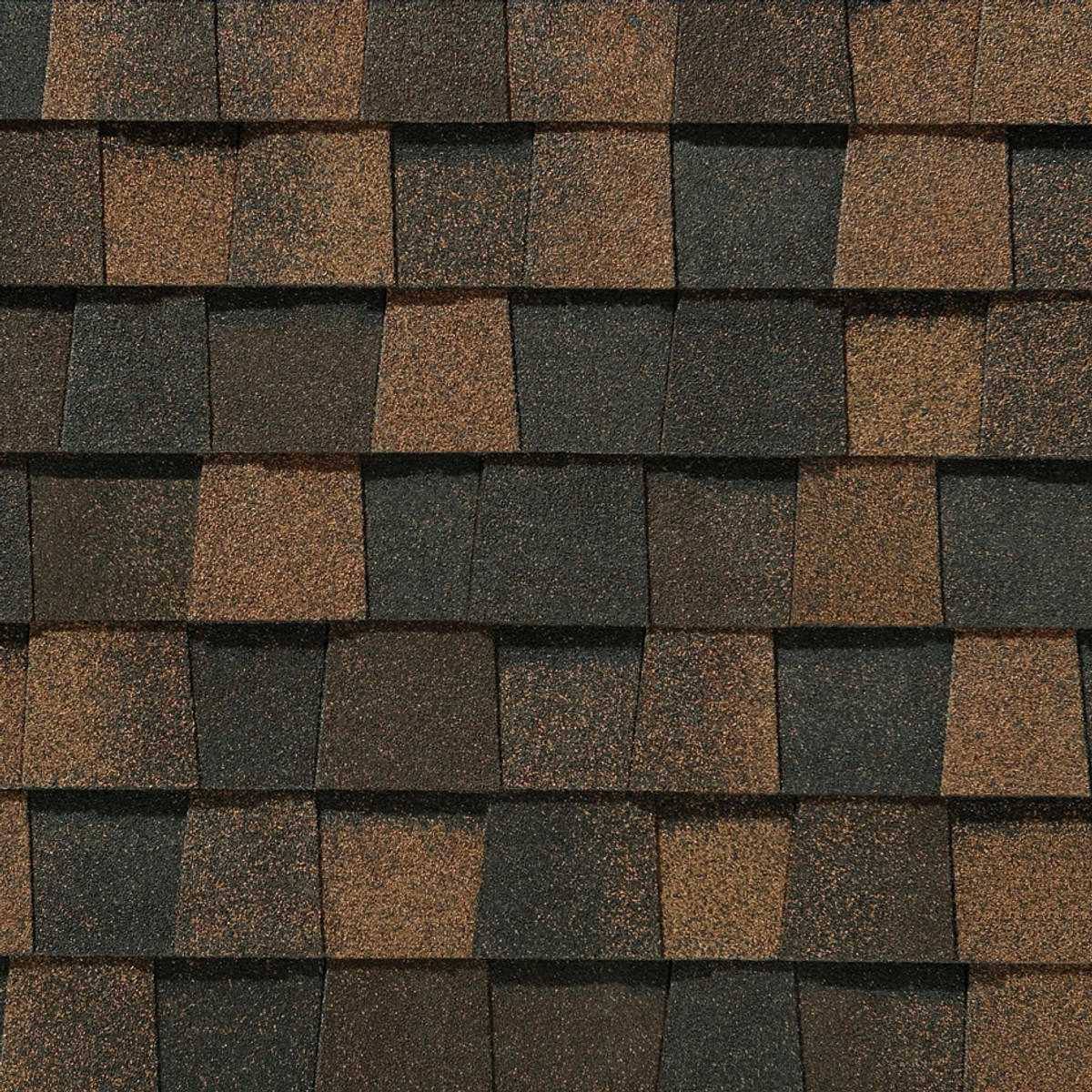 CertainTeed Landmark PRO shingles in Max Def Burnt Sienna, colour swatch