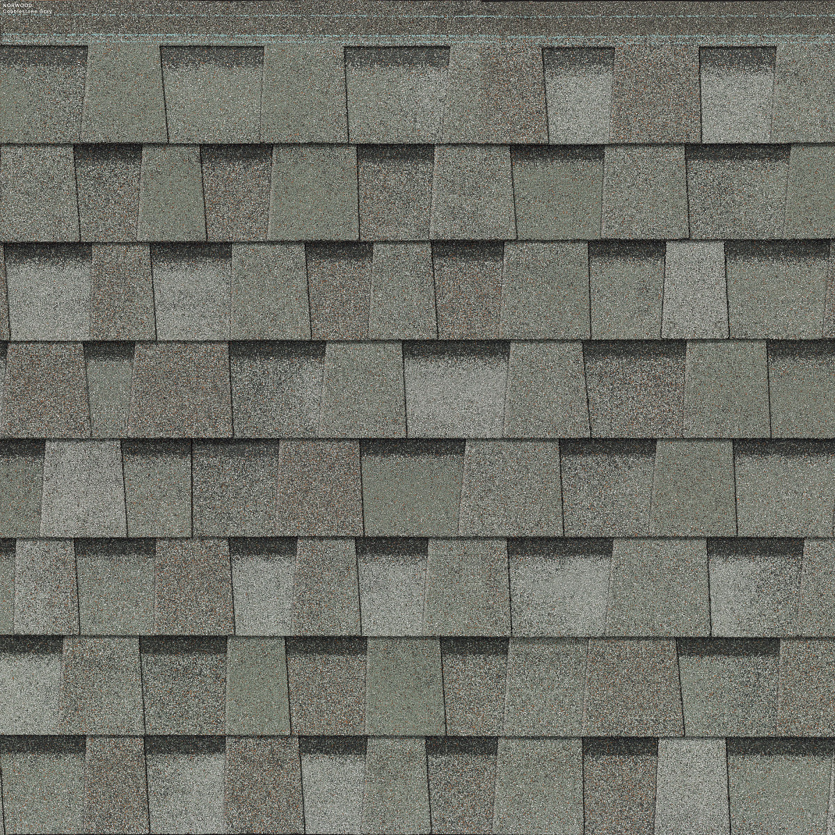CertainTeed Landmark PRO shingles in Max Def Cobblestone Grey, colour swatch
