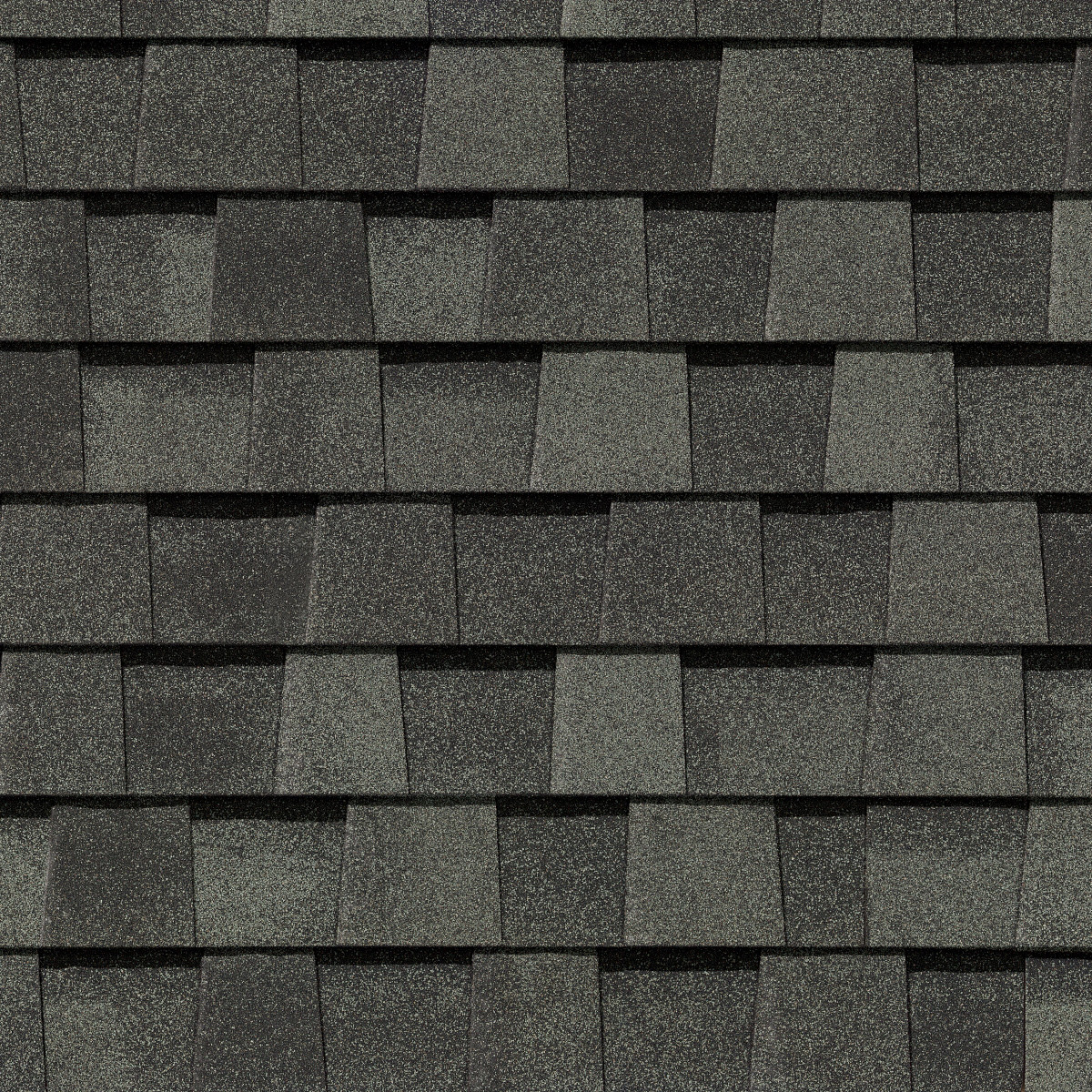 CertainTeed Landmark PRO shingles in Max Def Granite Grey, colour swatch