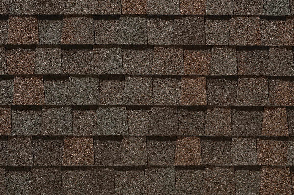 CertainTeed Landmark PRO shingles in Max Def Heather Blend, colour swatch