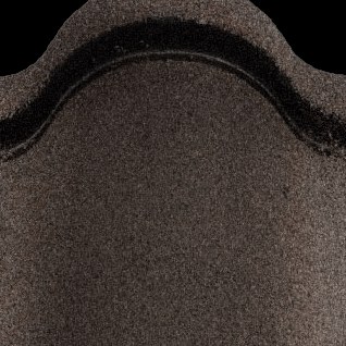 DECRA Villa Tile stone-coated steel roofing in Pompeii Ash, colour sample