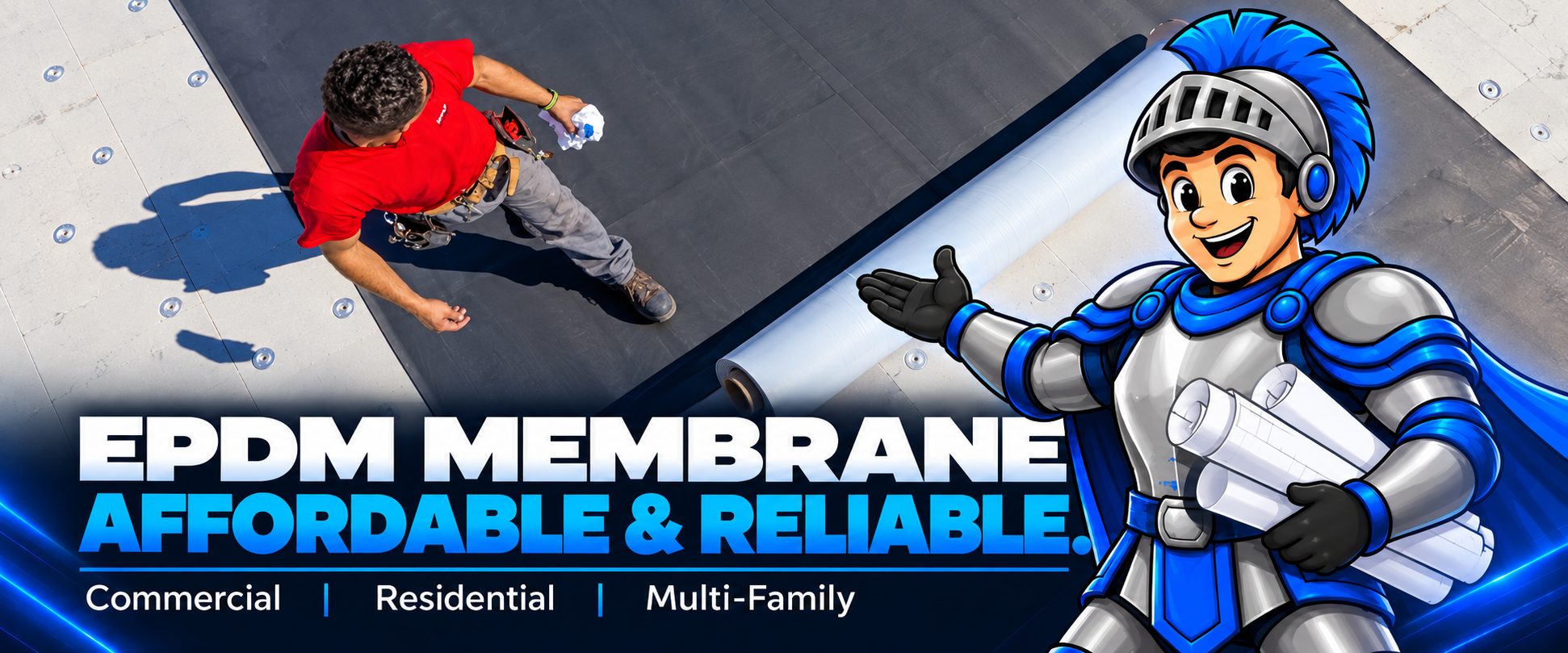 EPDM membrane roofing in Edmonton – Iron Shield Roofing. Affordable and reliable