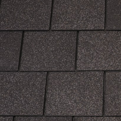 F-Wave REVIA Designer Slate: American Blends synthetic shingles in Charcoal Blend, colour sample