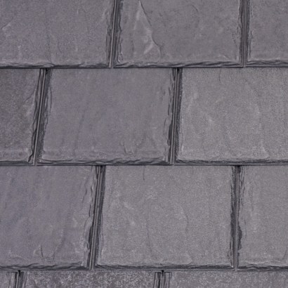 F-Wave REVIA Classic Slate synthetic shingles in Gray, colour sample