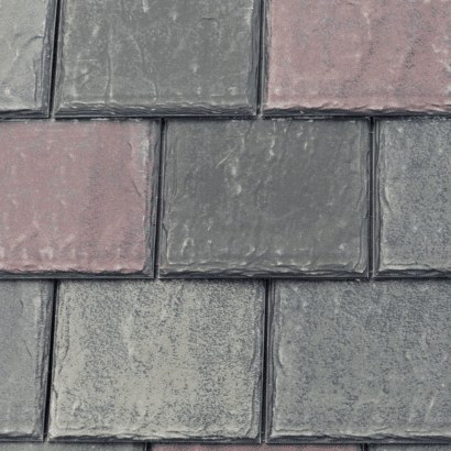 F-Wave REVIA Classic Slate synthetic shingles in Royal, colour sample