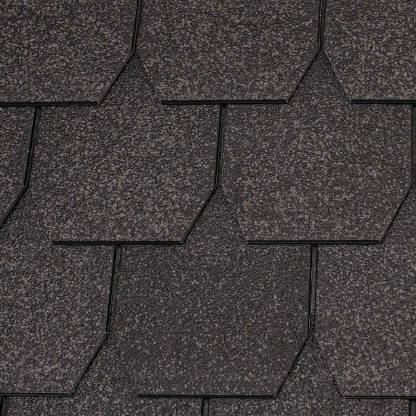 F-Wave REVIA Designer Slate: Estate Series synthetic shingles in Hampton Estate, colour sample