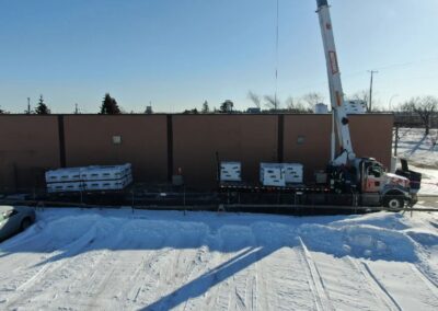 Flat roofing project by Iron Shield Roofing