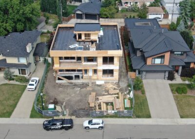 Flat roofing project by Iron Shield Roofing