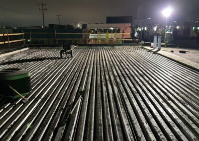 Flat roofing project by Iron Shield Roofing