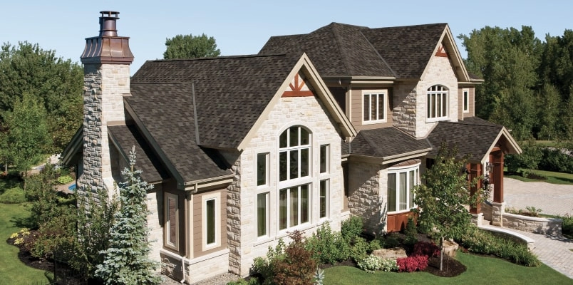 IKO Armourshake shingles on a residential roof