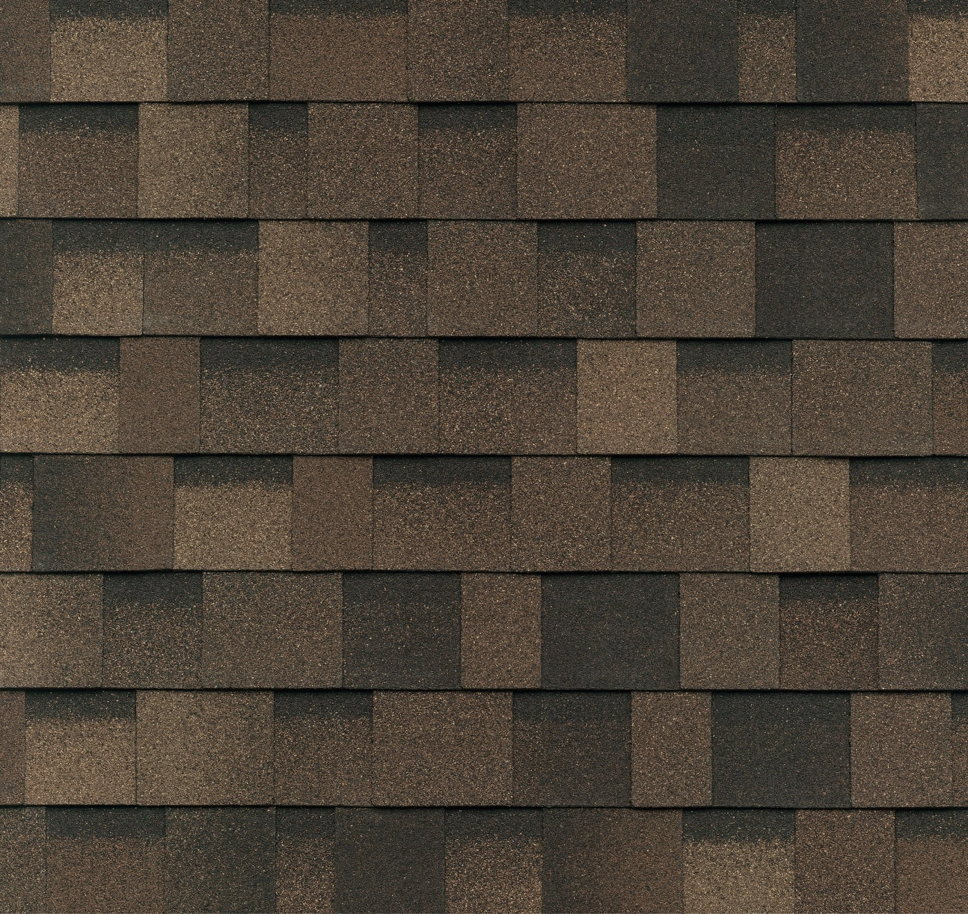 IKO Dynasty shingles in Brownstone, colour swatch