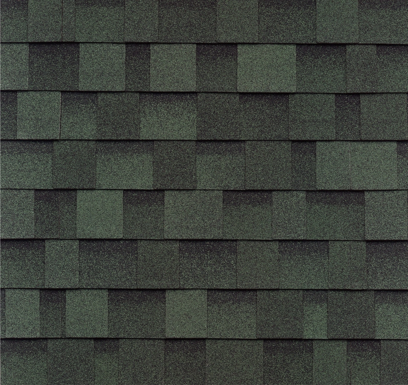 IKO Dynasty shingles in Emerald Green, colour swatch