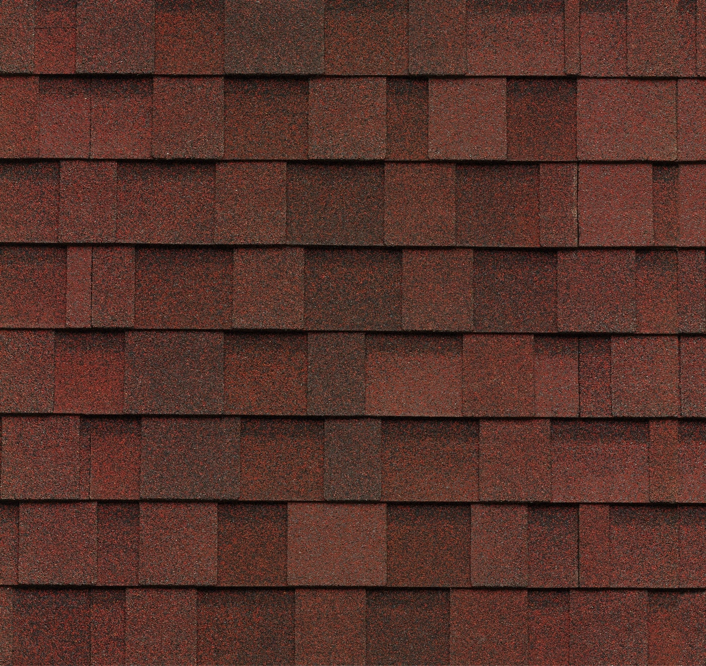 IKO Dynasty shingles in Monaco Red, colour swatch