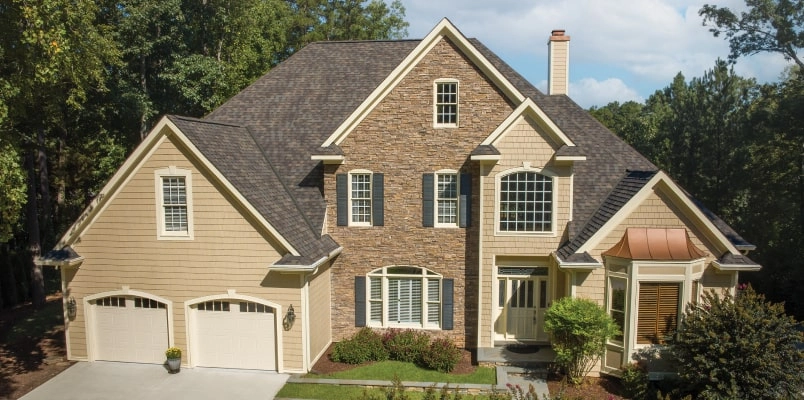 IKO Dynasty shingles on a residential roof