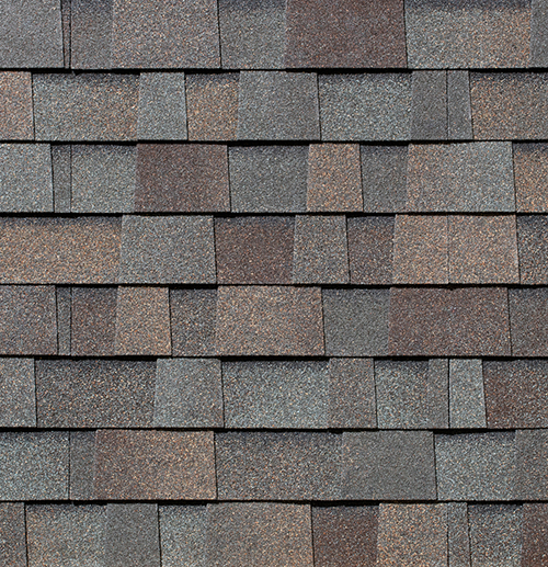 Malarkey Highlander, Vista and Legacy Scotchgard shingles in Natural Wood, colour swatch