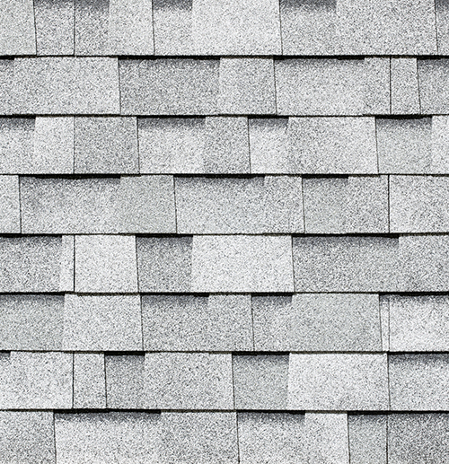 Malarkey Highlander, Vista and Legacy Scotchgard shingles in Silverwood, colour swatch