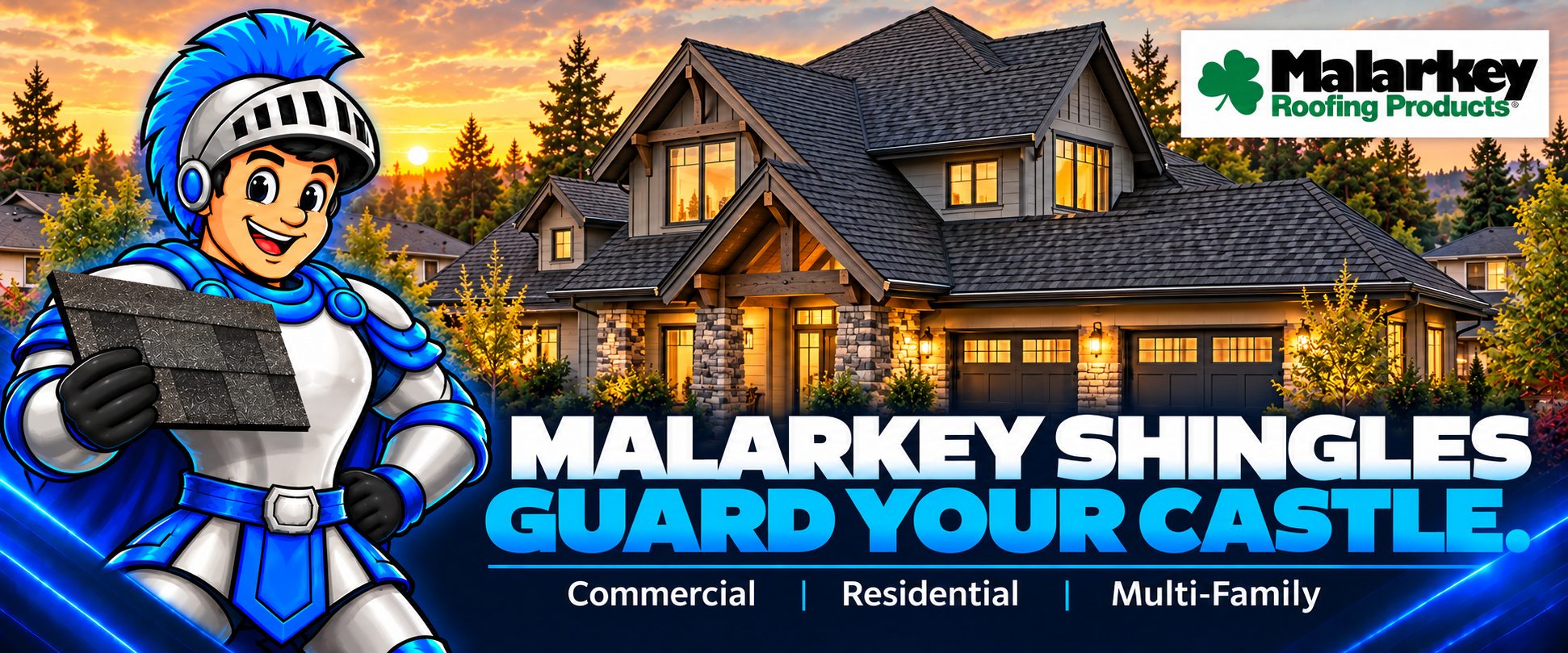 Malarkey shingles in Edmonton – Iron Shield Roofing. Guard your castle