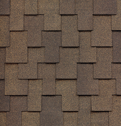 Malarkey Windsor Scotchgard shingles in Antique Brown, colour swatch