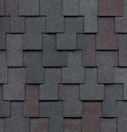 Malarkey Windsor Scotchgard shingles in Black Oak, colour swatch