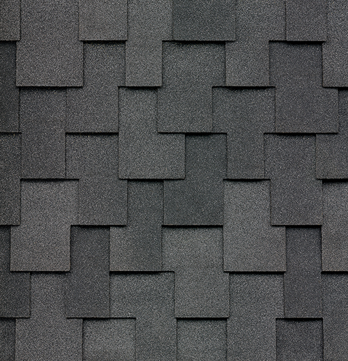Malarkey Windsor Scotchgard shingles in Midnight Black, colour swatch