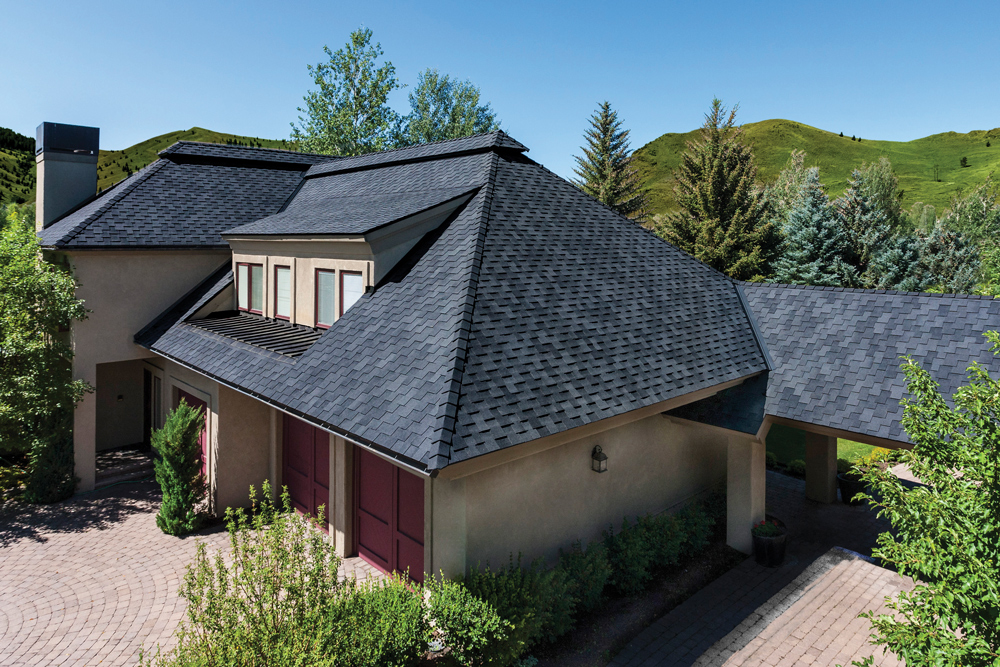 Malarkey Windsor Scotchgard shingles on a residential roof