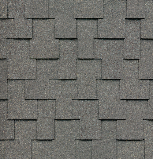 Malarkey Windsor Scotchgard shingles in Weathered Wood, colour swatch
