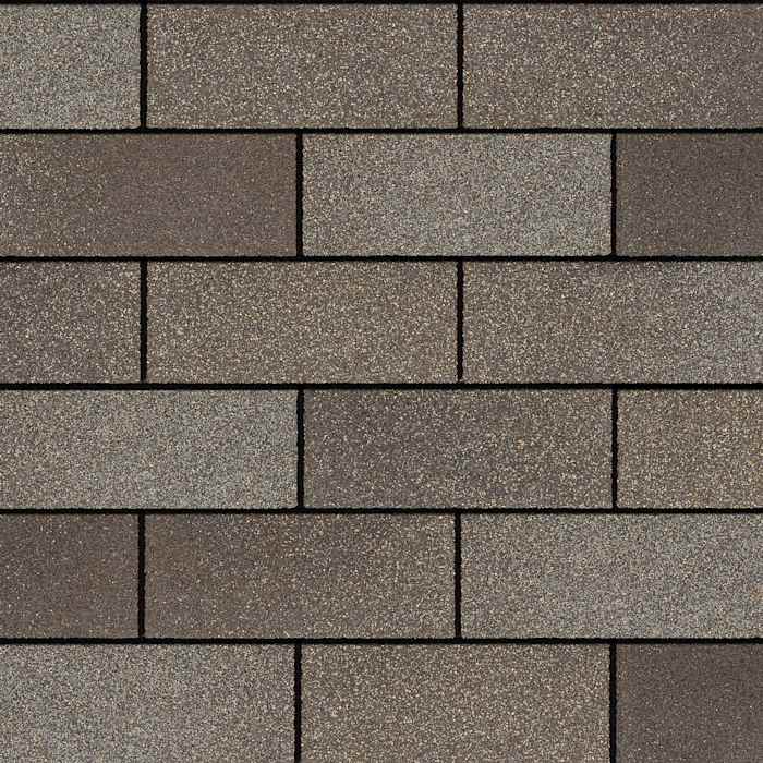 Owens Corning Supreme shingles in Driftwood, colour swatch