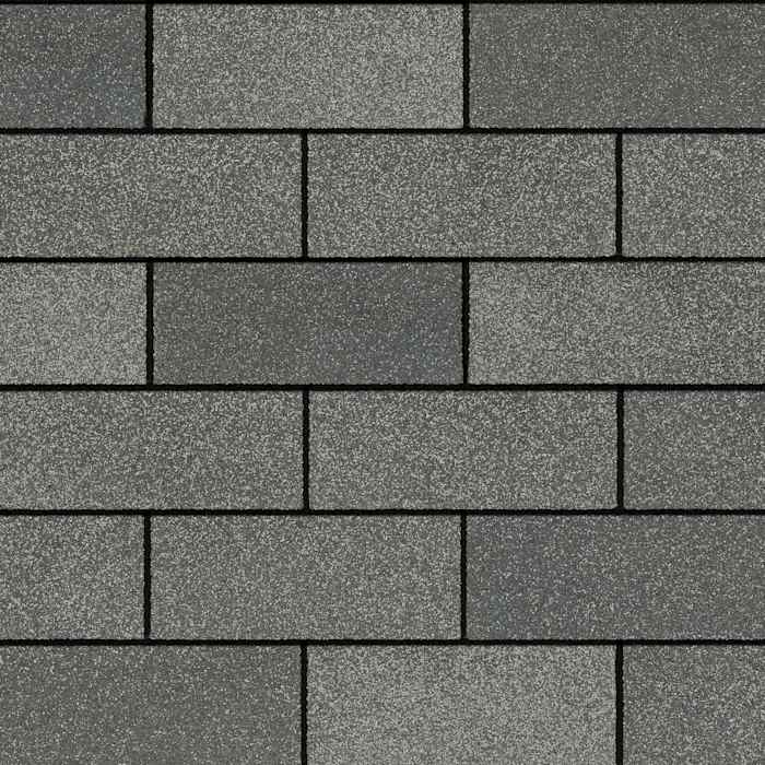 Owens Corning Supreme shingles in Estate Gray, colour swatch