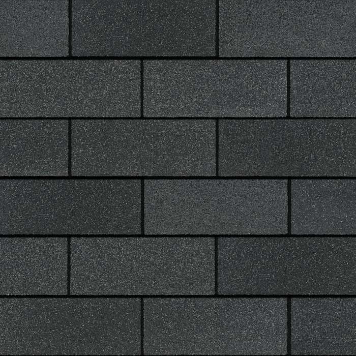 Owens Corning Supreme shingles in Onyx Black, colour swatch