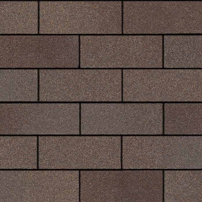 Owens Corning Supreme shingles in Teak, colour swatch