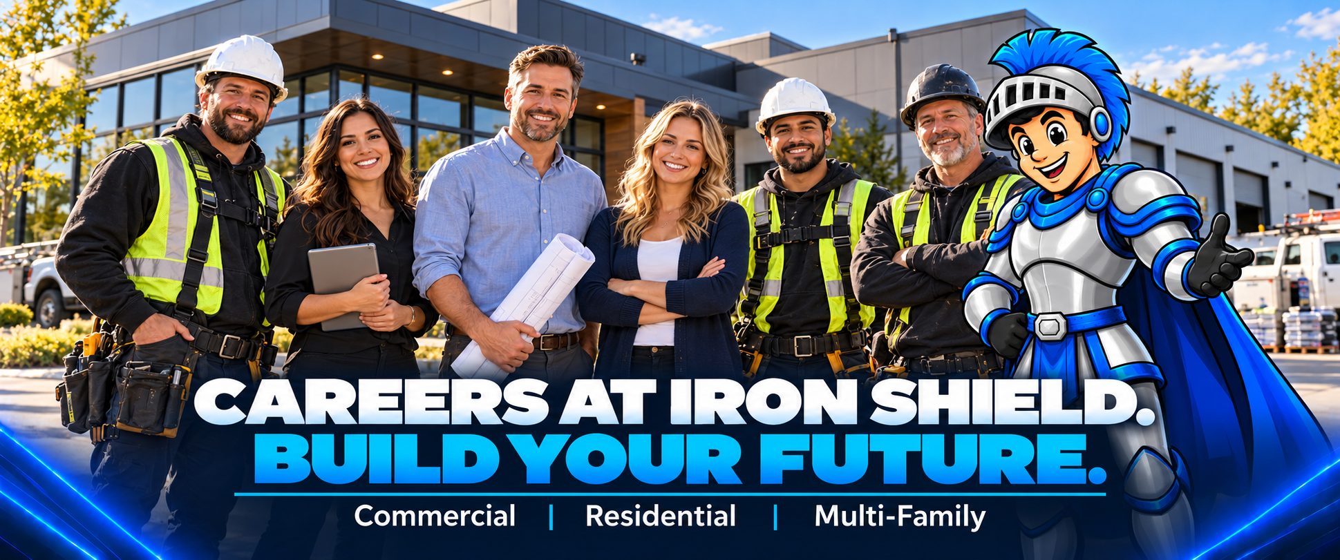 Careers at Iron Shield Roofing in Edmonton – build your future. Roofing jobs: commercial, residential, multi-family