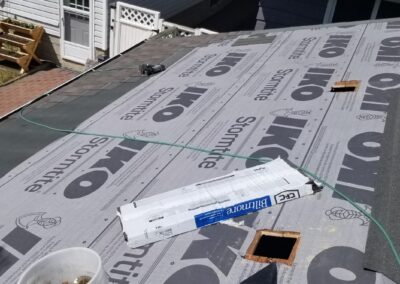 Sloped roofing project by Iron Shield Roofing