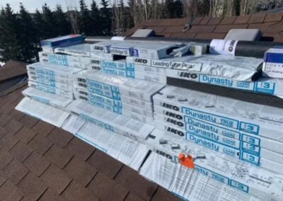 Sloped roofing project by Iron Shield Roofing