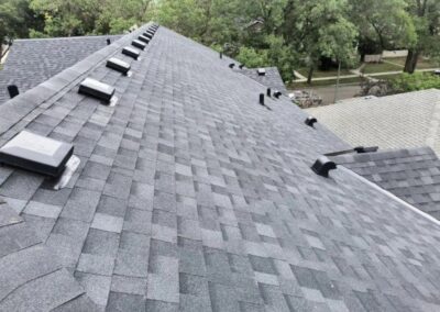 Sloped roofing project by Iron Shield Roofing