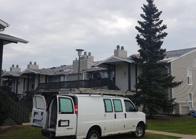 Sloped roofing project by Iron Shield Roofing