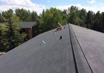 Sloped roofing project by Iron Shield Roofing