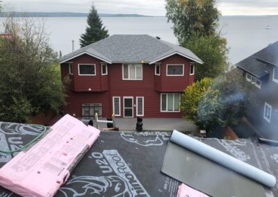 Sloped roofing project by Iron Shield Roofing