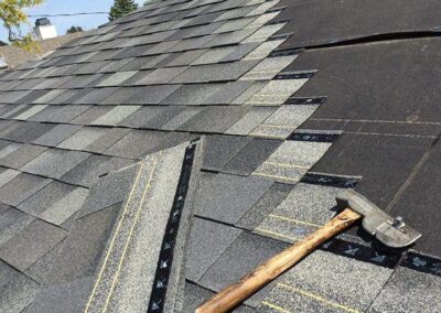 Sloped roofing project by Iron Shield Roofing