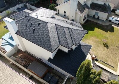 Sloped roofing project by Iron Shield Roofing
