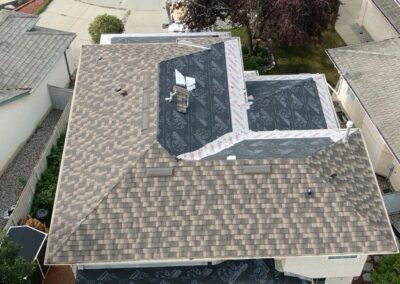 Sloped roofing project by Iron Shield Roofing