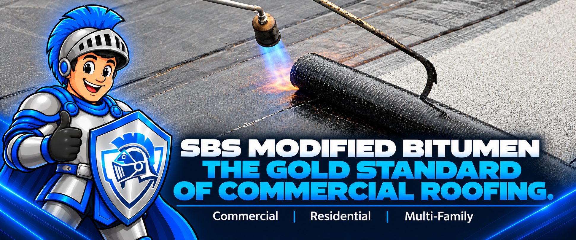 SBS modified bitumen roofing in Edmonton – Iron Shield Roofing. The gold standard of commercial roofing